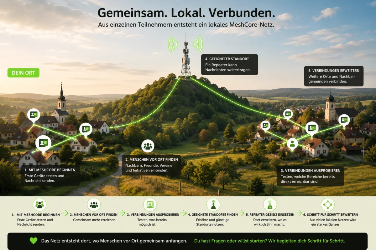 Gemeinsm lokal verbunden