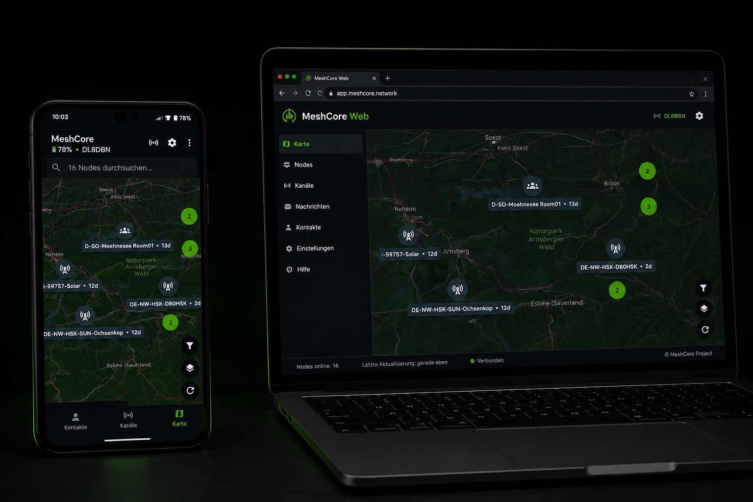 app und web